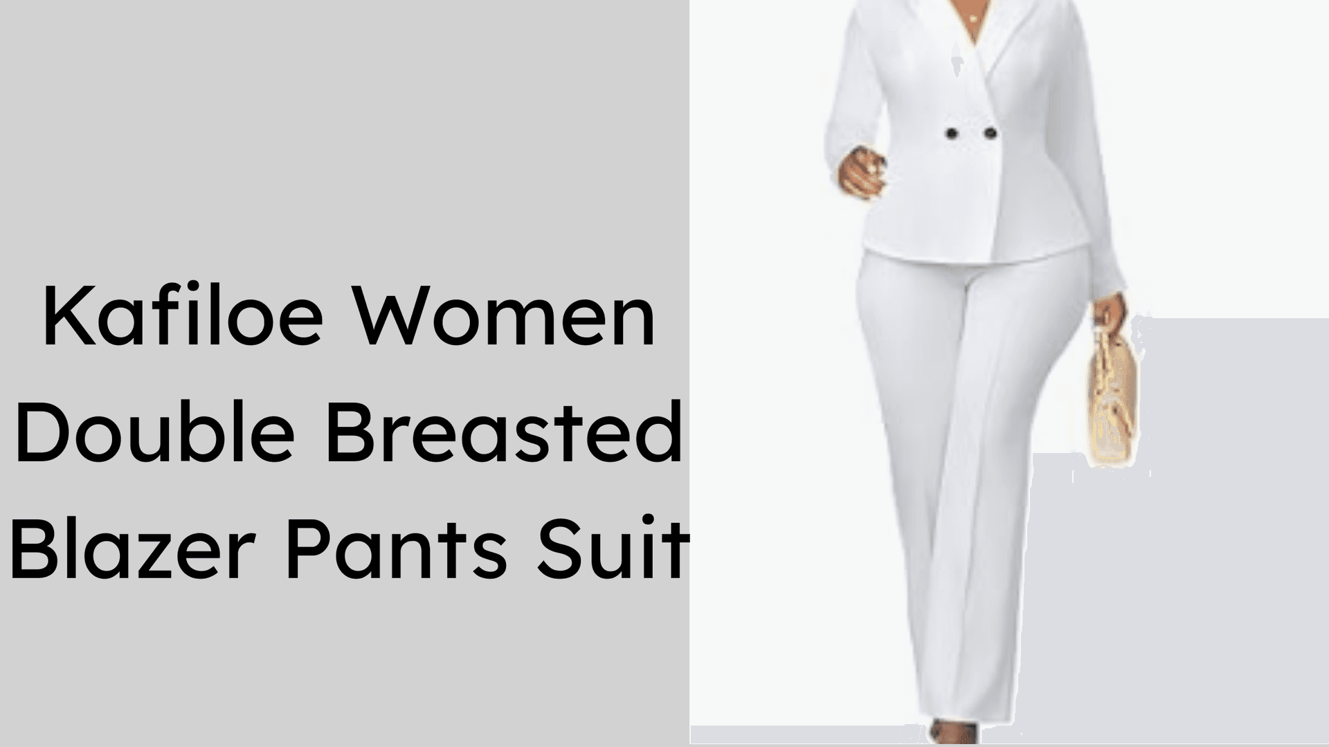 Kafiloe Pant Suits for Women Dressy