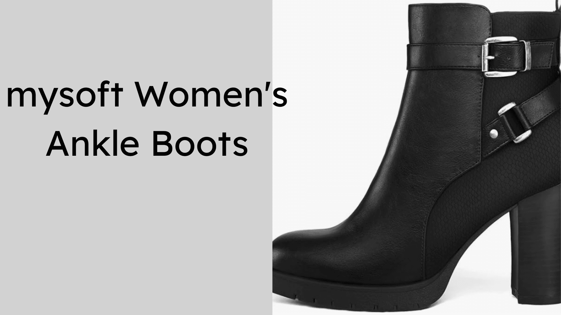 mysoft Women's Ankle Boots