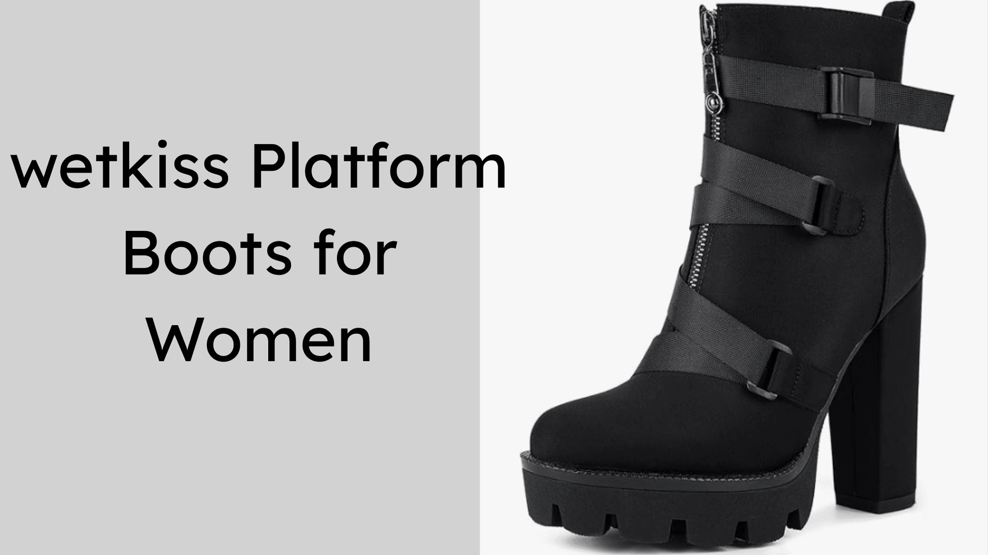 wetkiss Platform Boots for Women