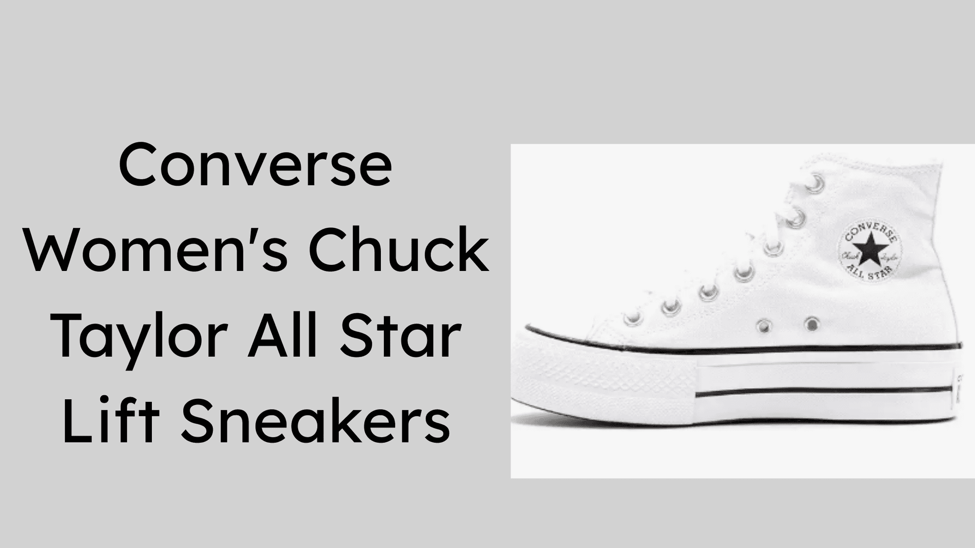 Converse Women’s Chuck Taylor All Star Lift