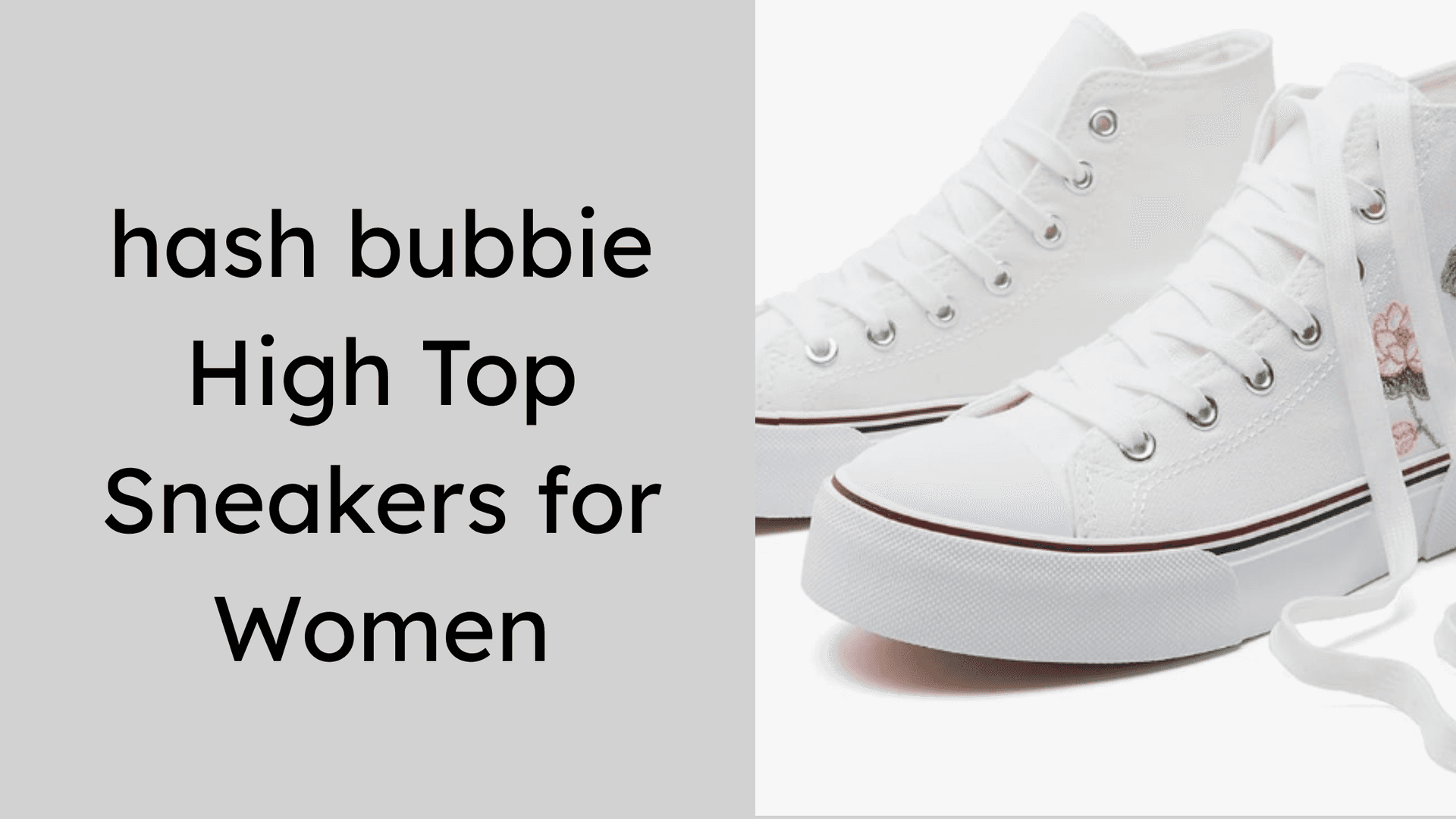 hash bubbie High Top Sneakers for Women